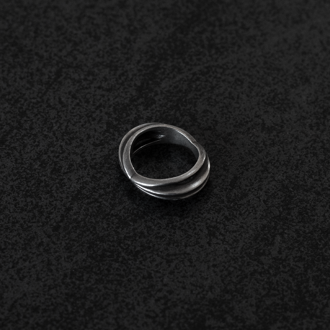 Stockholm silver statement ring in size US 6.0, ARN