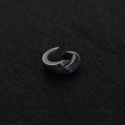 Tallinn silver wrap statement ring in size XS/SM, TLL