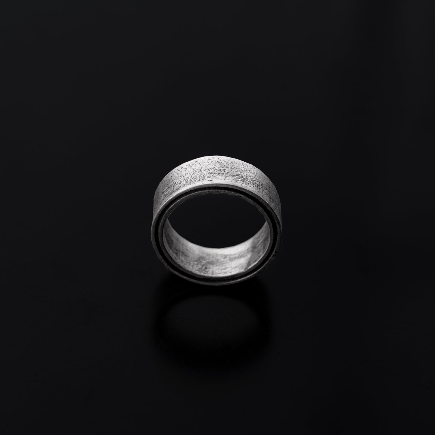 Bogota band ring in silver, BOG